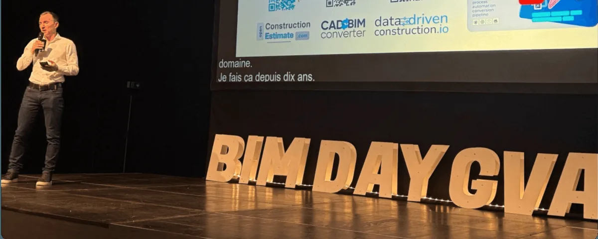 DataDrivenConstruction at BIM DAY GVA · Palexpo, Geneva
