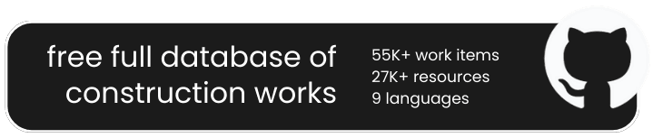 GitHub Open Construction Estimate